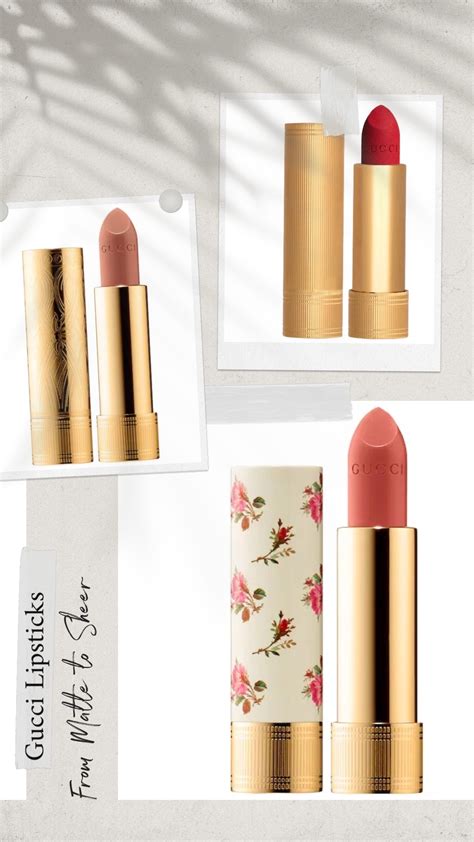 best Gucci lipstick shades